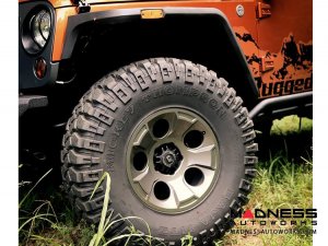 Jeep Wrangler JL Aluminum Drakon Wheel - 18x9" - Gun Metal Finish Jeep Wrangler JL Aluminum Drakon Wheel - 18x9" - Gun Metal Finish